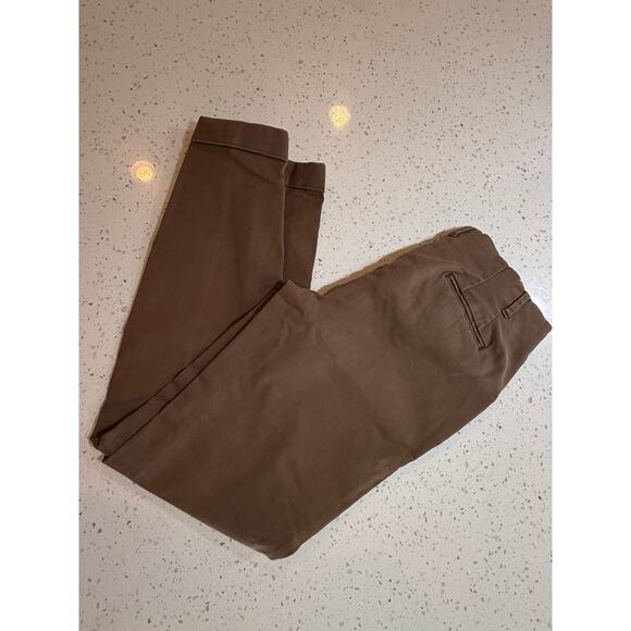 BODEN CHINO PANTS BROWN WOMENS SIZE 4 - Picture 1 of 6